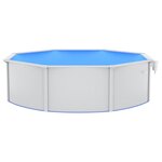 vidaXL Piscine avec pompe filtrante à sable et échelle 460x120 cm