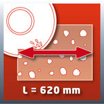 Einhell coupe carrelage 200 mm 900w te-tc 620 u