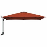 vidaXL Parasol de jardin Couleur terre cuite 248.5 x 247.5 x 160 cm