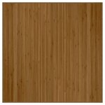 vidaXL Tapis carré marron 100x100 cm bambou