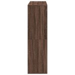 vidaXL Cloison de séparation chêne marron bois ingénierie