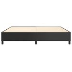 vidaXL Cadre de lit sans matelas noir 200x200 cm similicuir