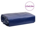 vidaXL Bâche bleu 2 5x3 5 m 650 g/m²