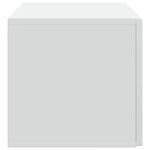 vidaXL Meuble TV mural Blanc 78 5 x 31 x 30 cm Bois d'ingénierie