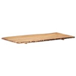vidaXL Dessus de table Bois d'acacia massif 118x(50-60)x2 5 cm