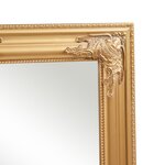 Miroir décoration moderne design mural au style baroque 80 x 60 cm doré 03_0010185