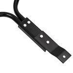 vidaXL Rouleau à gazon de jardin noir 63 L fer