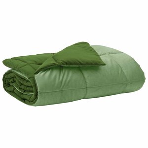 vidaXL Duvet complet toute l'année 155 x 220 cm 4 saisons Vert