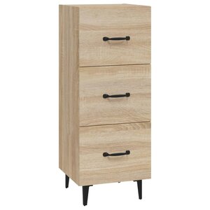 vidaXL Buffet Chêne sonoma 34 5x34x90 cm Bois d'ingénierie