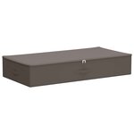 vidaXL Boîte de rangement Tissu intissé 90 x 48 x 15 cm 64 8 L Gris