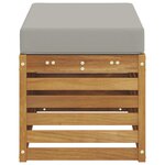 vidaXL Banc de Jardin Bois d'Acacia Massif Naturel
