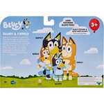 Moose Toys 13009 - Bluey - Coffret de 4 Figurines articulées
