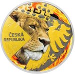 Pièce de monnaie en Argent 2 Dollars g 31.1 (1 oz) Millésime 2024 CZECH LION