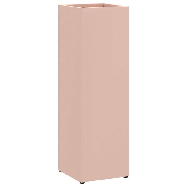 vidaXL Porte-parapluie Rose 15 5 x 15 5 x 49 cm Acier