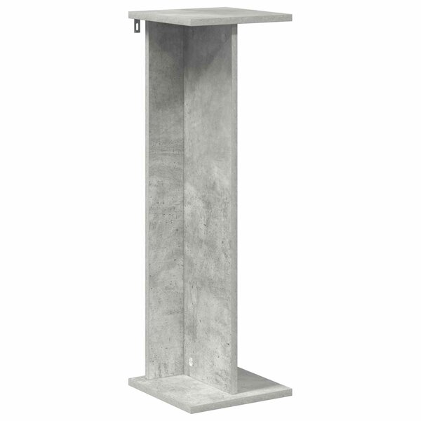 vidaXL Support de Plante Gris béton 25 x 25 5 x 80 5 cm