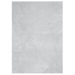 vidaXL Tapis HUARTE à poils courts doux et lavable gris 240x340 cm