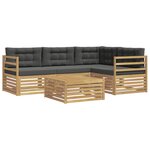 vidaXL Ensemble de canapés d'extérieur 5 pc
