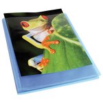 Protège-documents En Polypropylène Semi Rigide Kreacover® Chromaline 120 Vues - A4 - Bleu - X 10 - Exacompta