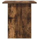 vidaXL Table de chevet avec tiroir 2 Pièces Chêne fumé 41 x 40 x 45 cm