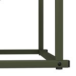 vidaXL Portant de bois chauffage vert olive 70x43x34 5 cm