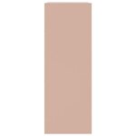 vidaXL Buffet rose 67x39x107 cm acier