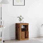 vidaXL Meuble d'appoint Bois ancien 41 x 37 x 67 cm Bois d'ingénierie
