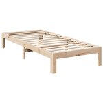 VidaXL Cadre de lit familial sans matelas 240x200cm bois massif de pin