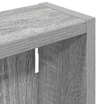 vidaXL Armoire murale de salle de bain Gris Sonoma 20 x 10 x 50 cm