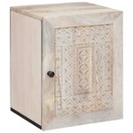 vidaXL Ensemble de mobilier de salle de bain avec tiroir 5 Pièces Blanc