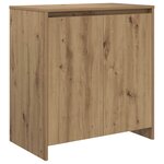 vidaXL Buffet 3 Pièces Chêne artisanal 70 x 41 x 75 cm Bois d'ingénierie