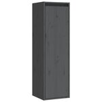 vidaXL Meubles TV 5 Pièces Gris Bois massif de pin