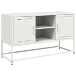 vidaXL Buffet haut jaune moutarde 100 5x39x107 cm acier