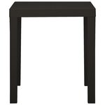 vidaXL Table de jardin Anthracite 79x65x72 cm Plastique