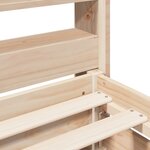 vidaXL Cadre de lit sans matelas 180x200 cm bois massif de pin