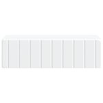 vidaXL Table d'appoint murale Blanc 59 x 34 5 x 17 cm