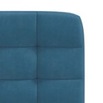 vidaXL Chaises à manger lot de 4 Bleu Velours