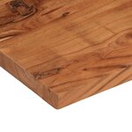 vidaXL Dessus de table 90x30x3 8 cm rectangulaire bois massif d'acacia