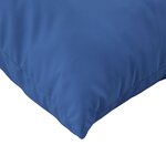 vidaXL Coussins de palette lot de 3 bleu royal tissu