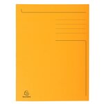 Chemise Imprimée 3 Rabats Forever® 280gm2 - Folio - Orange - X 50 - Exacompta