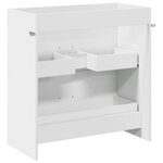 vidaXL Meuble sous lavabo de salle de bain Blanc 78 5 x 37 5 x 81 cm