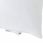 vidaXL Oreiller avec oreiller Blanc Coton et polyester