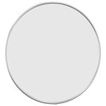 vidaXL Miroir mural Argenté Ø 40 cm Rond