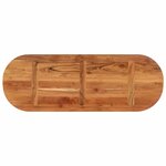 vidaXL Dessus de table 110x40x3 8 cm ovale bois massif d'acacia