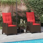 vidaXL Chaise de jardin 56 x 64 x 94 cm acier