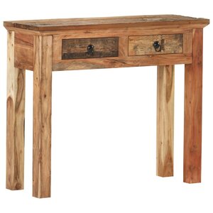 vidaXL Table console 90 5x30x75 cm Bois d'acacia et de récupération