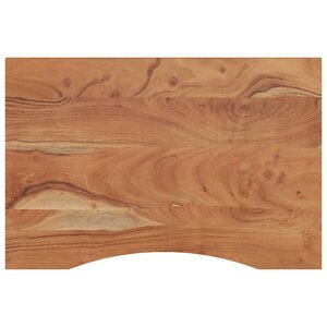 vidaXL Dessus de bureau 80x60x2 5cm rectangulaire bois massif d'acacia