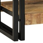 Table console vidaXL 90x33x75 cm en bois de manguier massif
