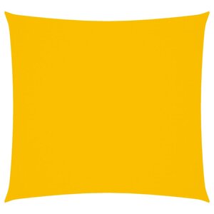 vidaXL Voile de parasol tissu oxford carré 3 6x3 6 m jaune