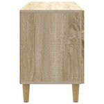 vidaXL Meuble TV 99 x 34 5 x 50 cm Chêne Sonoma Bois d'ingénierie