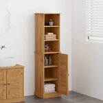 vidaXL Ensemble de mobilier de salle de bain avec étagère 2 Pièces